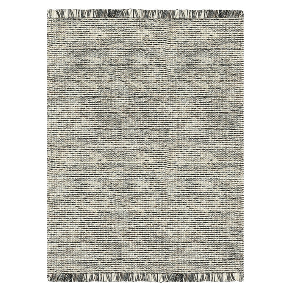 AMER Rugs Vivid VIV-2 Hand-Loomed Striped Farmhouse Area Rug Gray 9' x 12'