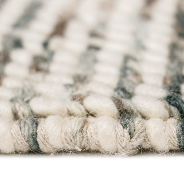 AMER Rugs Vivid VIV-2 Hand-Loomed Striped Farmhouse Area Rug Gray 9' x 12'