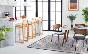 Safavieh Vivaldi 546  Power Loomed Rug Light Blue / Ivory VIV546L-9