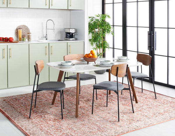 Safavieh Vivaldi 546  Power Loomed Rug Rust / Ivory VIV546P-9