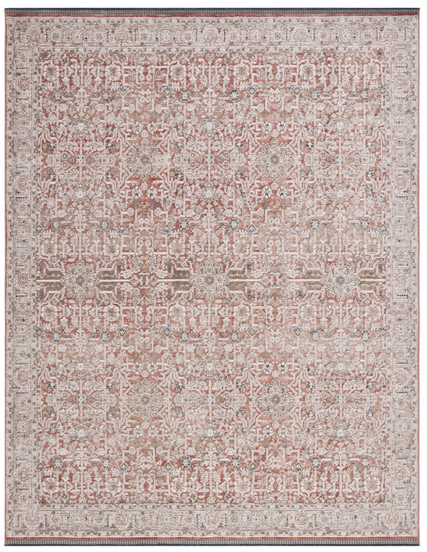 Safavieh Vivaldi 546  Power Loomed Rug Rust / Ivory VIV546P-9