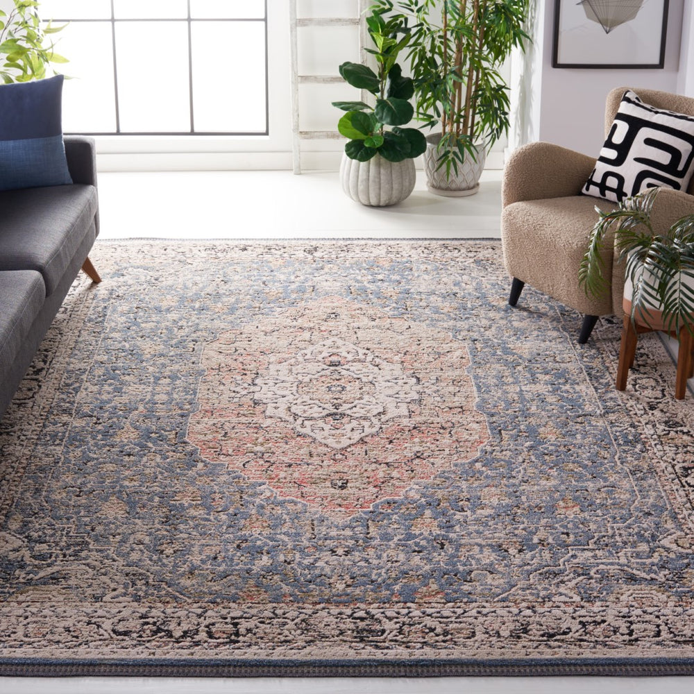 Safavieh Vivaldi 565 Power Loomed 80% Polyester/20% Cotton Transitional Rug VIV565M-9