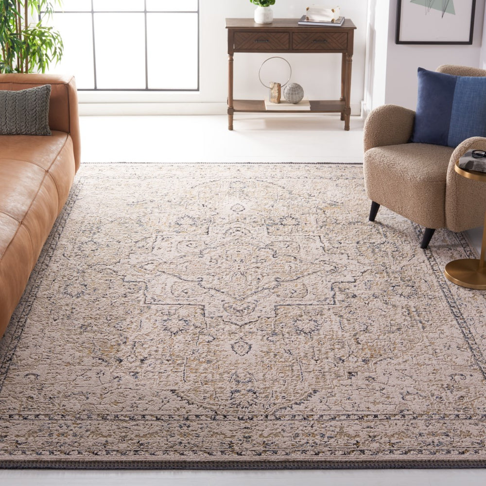 Safavieh Vivaldi 595 Power Loomed 80% Polyester/20% Cotton Transitional Rug VIV595A-9