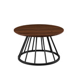 Walker Edison Vivian Modern/Contemporary 30" Modern Coffee Table with Metal Caged Base VIVL1KDW