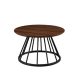 Walker Edison Vivian Modern/Contemporary 30" Modern Coffee Table with Metal Caged Base VIVL1KDW