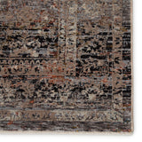 Jaipur Living Elio Oriental Gray/ Black Runner Rug (3'X8')