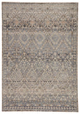 Jaipur Living Cashel Tribal Gray/ Dark Blue Area Rug (4'X6')