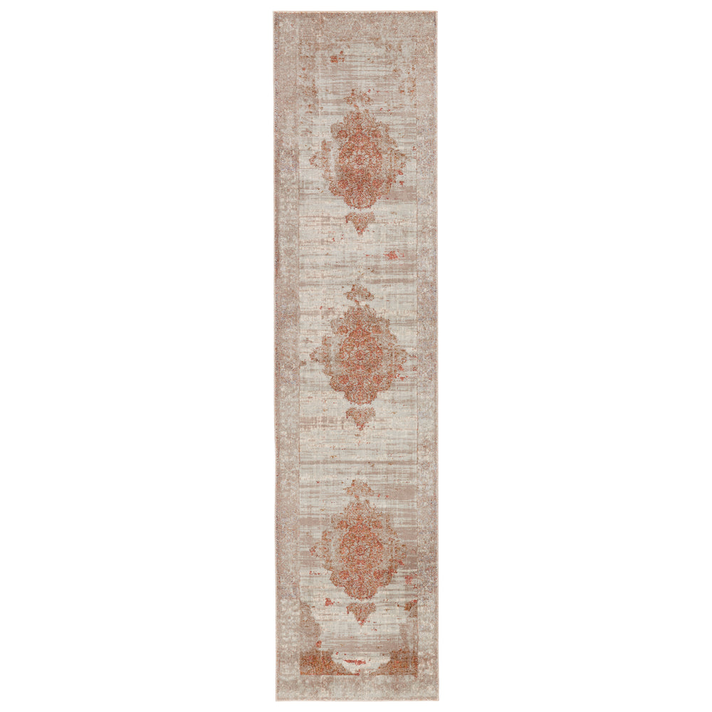 Jaipur Living Beatty Medallion Tan/ Rust Runner Rug (3'X8')