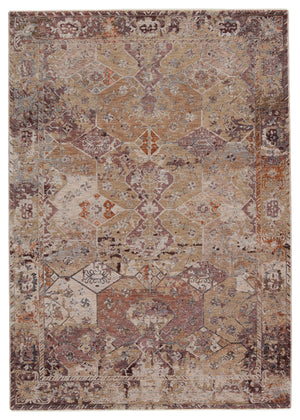 Jaipur Living Thessaly Medallion Gold/ Maroon Area Rug (5'X8')