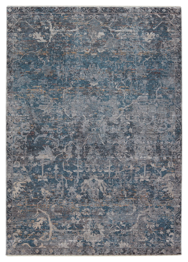 Jaipur Living Valentia Collection VLN12 Cicely 65% Polyester 35% Viscose Machine Made Updated Traditional Floral Rug RUG152958