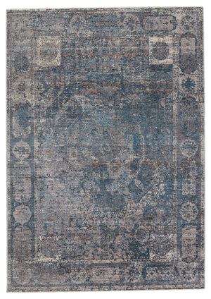 Jaipur Living Valentia Collection VLN13 Arcadia 65% Polyester 35% Viscose Machine Made Updated Traditional Medallion Rug RUG152959