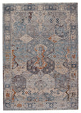 Jaipur Living Valentia Collection VLN21 Thessaly 65% Polyester 35% Viscose Machine Made Updated Traditional Medallion Rug RUG151873