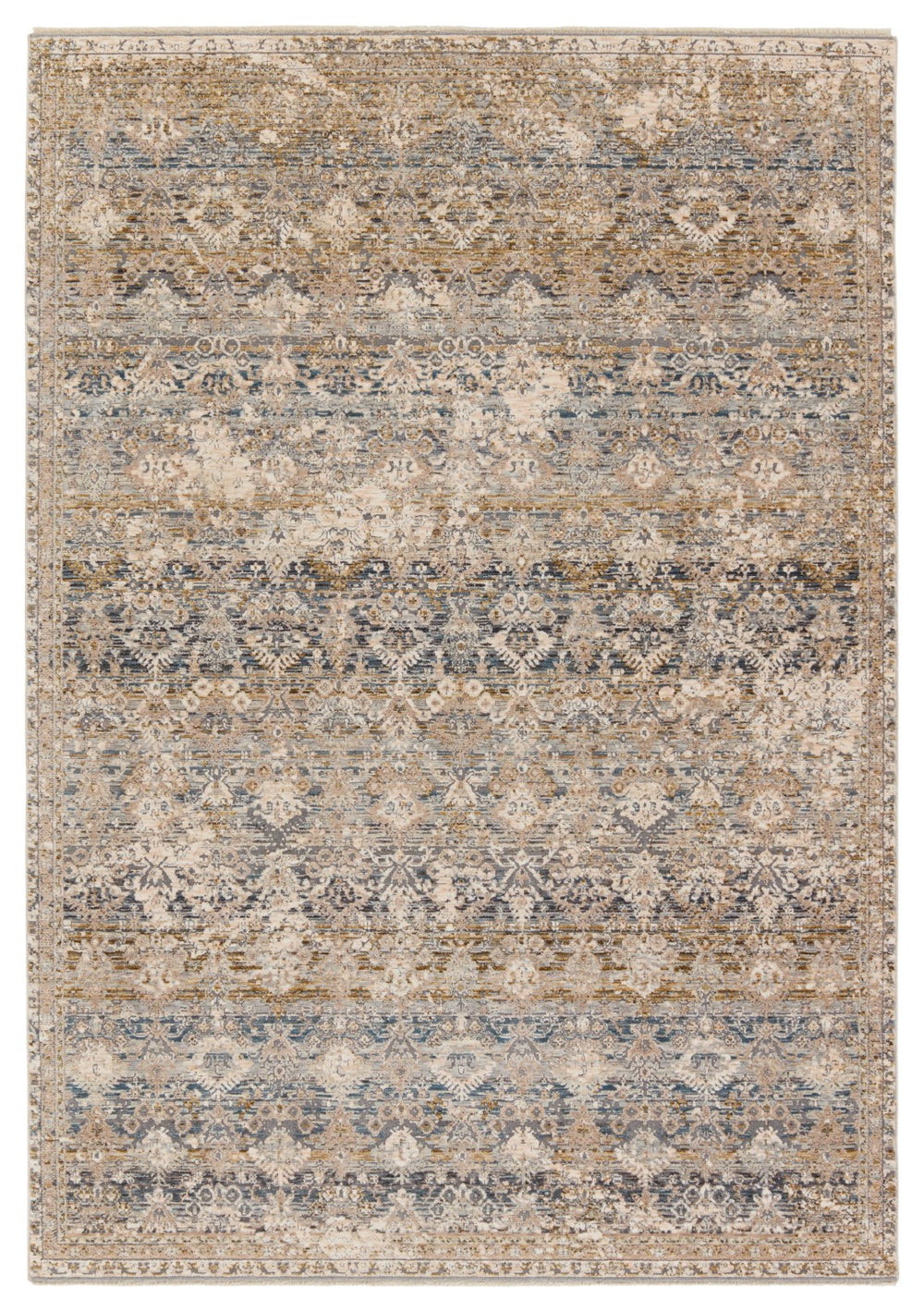 Jaipur Living Valentia Skylark VLN22 Power Loomed 70% Polyester 30% Viscose Trellis Area Rug Gray 70% Polyester 30% Viscose RUG155032