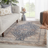 Jaipur Living Vanadey Collection VND03 Vesna 100% Polyester Machine Made Updated Traditional Medallion Rug RUG147189