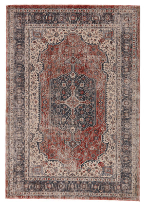 Jaipur Living Vanadey Collection VND04 Temple 100% Polyester Machine Made Updated Traditional Medallion Rug RUG147192