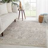 Jaipur Living Vienne Collection VNE01 Alain 53% Polyester 47% Viscose Machine Made Transitional Medallion Rug RUG146886