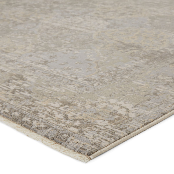 Jaipur Living Vienne Collection VNE09 Lourdes 53% Polyester 47% Viscose Machine Made Transitional Trellis Rug RUG146926
