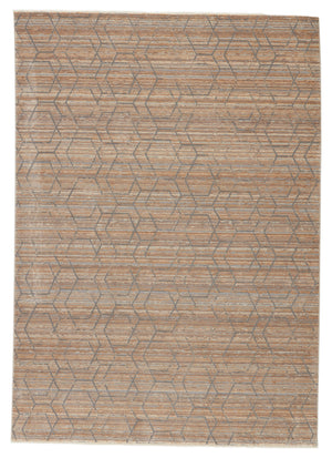 Jaipur Living Cavendish Trellis Tan/ Gray Area Rug (9'6"X12'6")