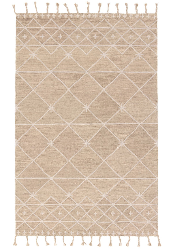 Jaipur Living Vera By Nikki Chu Rhea VNK10 Hand Tufted Handmade Indoor Modern Rug Tan 9' x 12'
