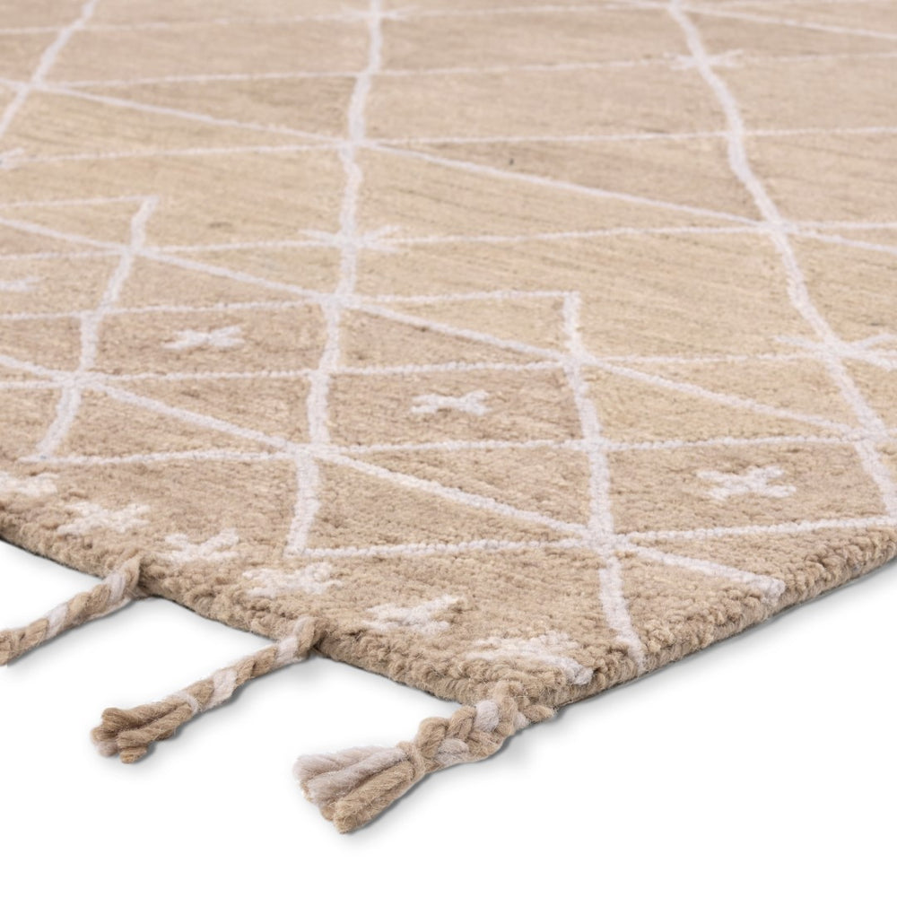 Jaipur Living Vera By Nikki Chu Rhea VNK10 Hand Tufted Handmade Indoor Modern Rug Tan 9' x 12'