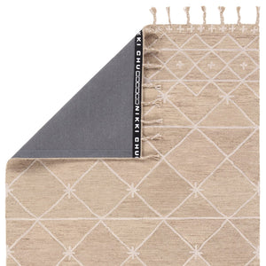 Jaipur Living Vera By Nikki Chu Rhea VNK10 Hand Tufted Handmade Indoor Modern Rug Tan 9' x 12'