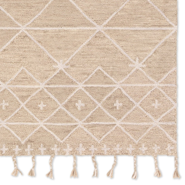 Jaipur Living Vera By Nikki Chu Rhea VNK10 Hand Tufted Handmade Indoor Modern Rug Tan 9' x 12'
