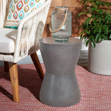 Torre Indoor/Outdoor Modern Concrete 17.3 Inch H Accent Table