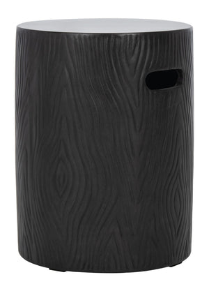 Trunk Indoor/Outdoor Modern Concrete Round 16.5 Inch H Accent Table