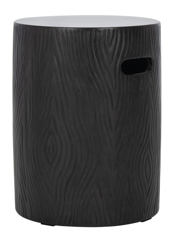 Trunk Indoor/Outdoor Modern Concrete Round 16.5 Inch H Accent Table