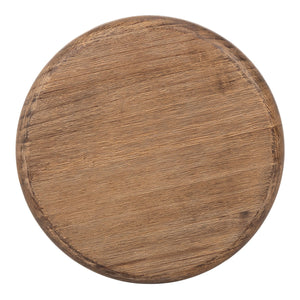 Button Indoor/Outdoor Modern Concrete Round 18.1 Inch H Accent Table