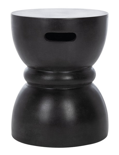 Haruki Indoor/Outdoor Modern Concrete Round 17.7-Inch H Accent Table