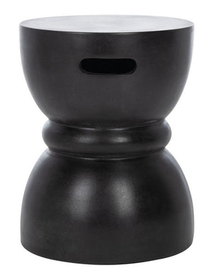 Haruki Indoor/Outdoor Modern Concrete Round 17.7-Inch H Accent Table