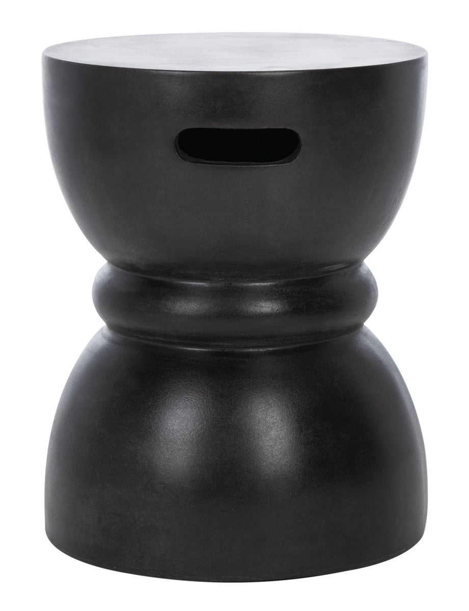 Haruki Indoor/Outdoor Modern Concrete Round 17.7-Inch H Accent Table