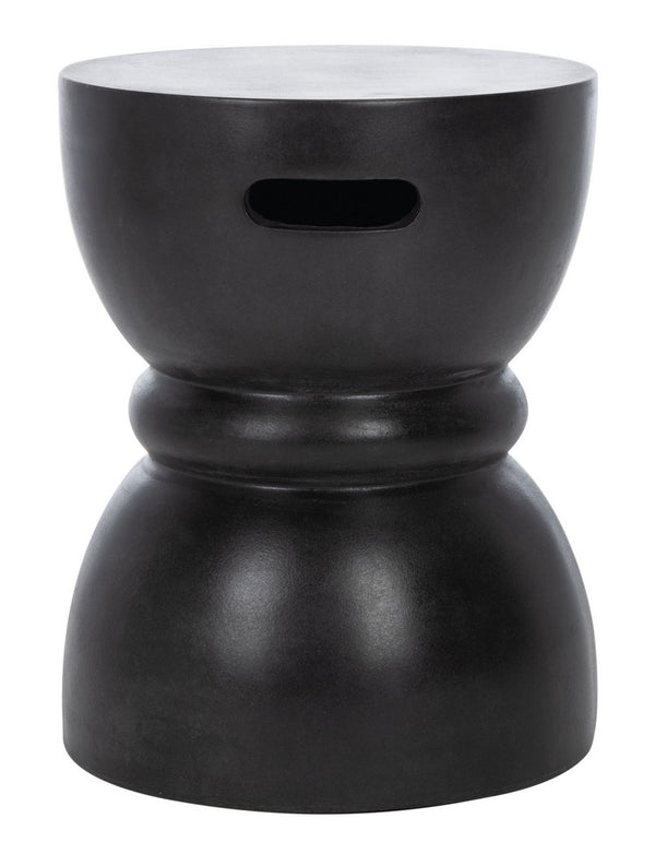 Haruki Indoor/Outdoor Modern Concrete Round 17.7-Inch H Accent Table