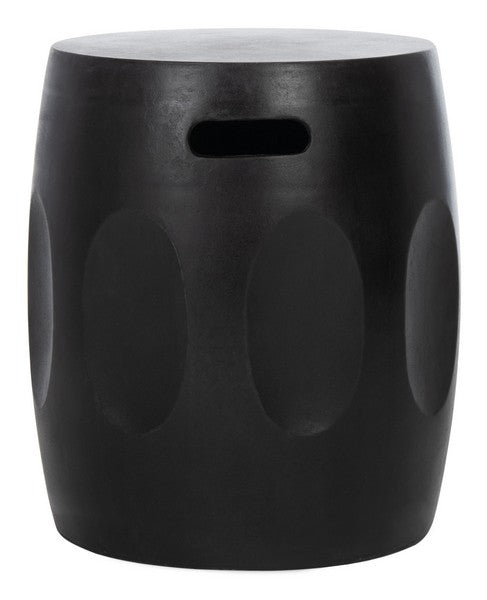 Zuri Indoor/Outdoor Modern Concrete Round 17.7-Inch H Accent Table