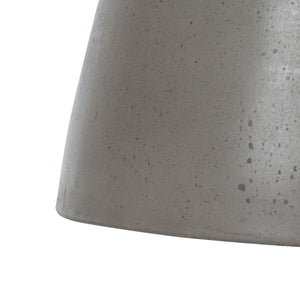 Akiko Concrete Accent Table - Tiki-Inspired Outdoor Decor with Chic Hourglass Design and Durability