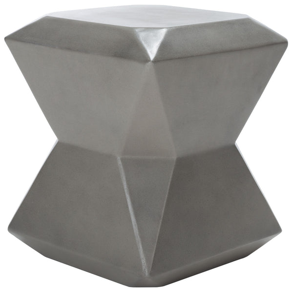 Conan Concrete Accent Stool - Modern Sculptural Design for Stylish Outdoor Spaces and Patio Decor