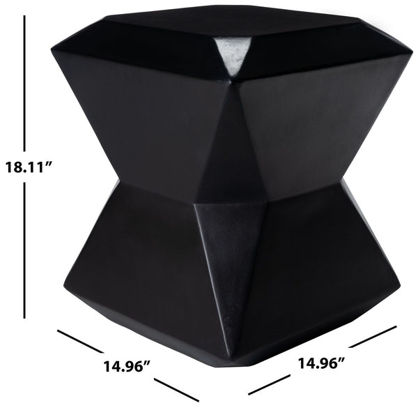 Conan Concrete Accent Stool - Modern Sculptural Design for Stylish Outdoor Spaces and Patio Decor