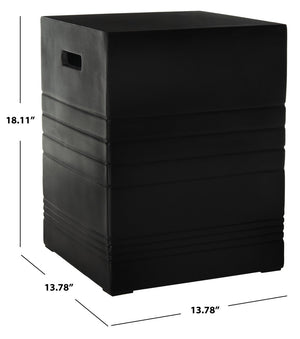 Deidara Concrete Accent Stool – Modern Minimalist Outdoor Sculpture for Stylish Zen Gardens