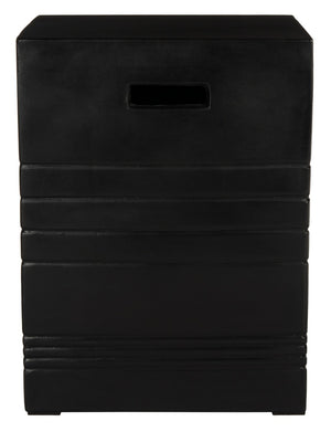 Deidara Concrete Accent Stool – Modern Minimalist Outdoor Sculpture for Stylish Zen Gardens