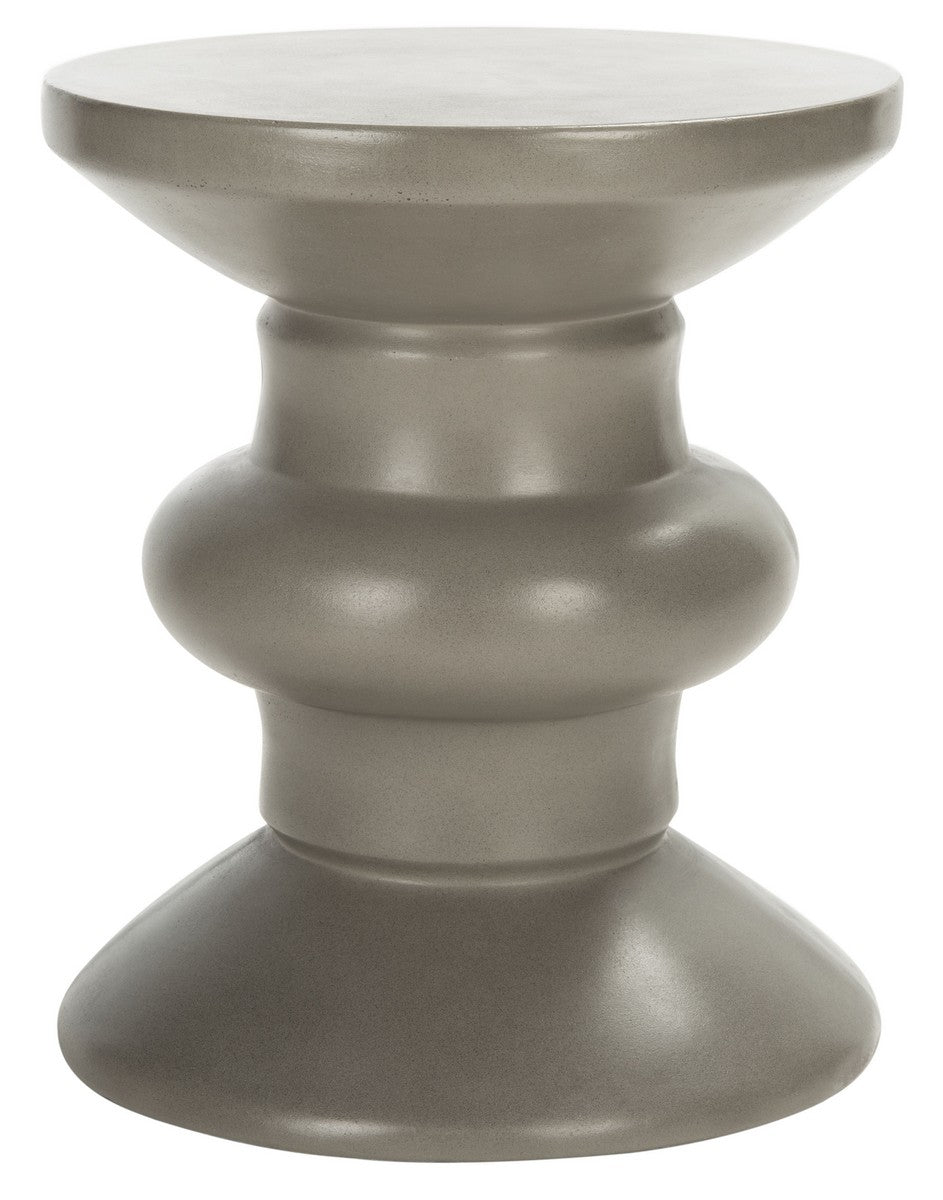 Jiraiya Concrete Accent Stool - Sculptural Statement Piece for Modern Outdoor Décor and Style