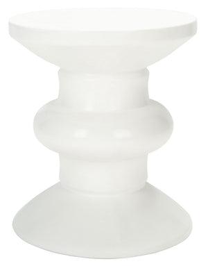 Jiraiya Concrete Accent Stool - Sculptural Statement Piece for Modern Outdoor Décor and Style