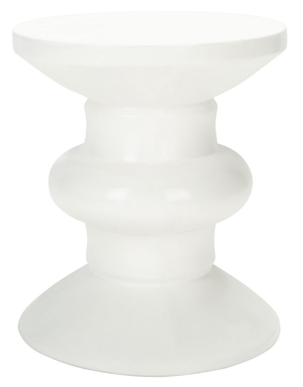 Jiraiya Concrete Accent Stool - Sculptural Statement Piece for Modern Outdoor Décor and Style