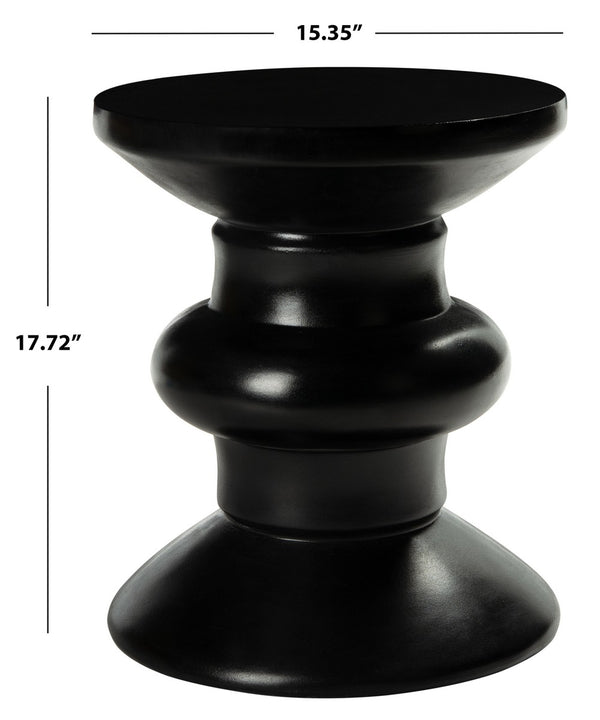 Jiraiya Concrete Accent Stool - Sculptural Statement Piece for Modern Outdoor Décor and Style