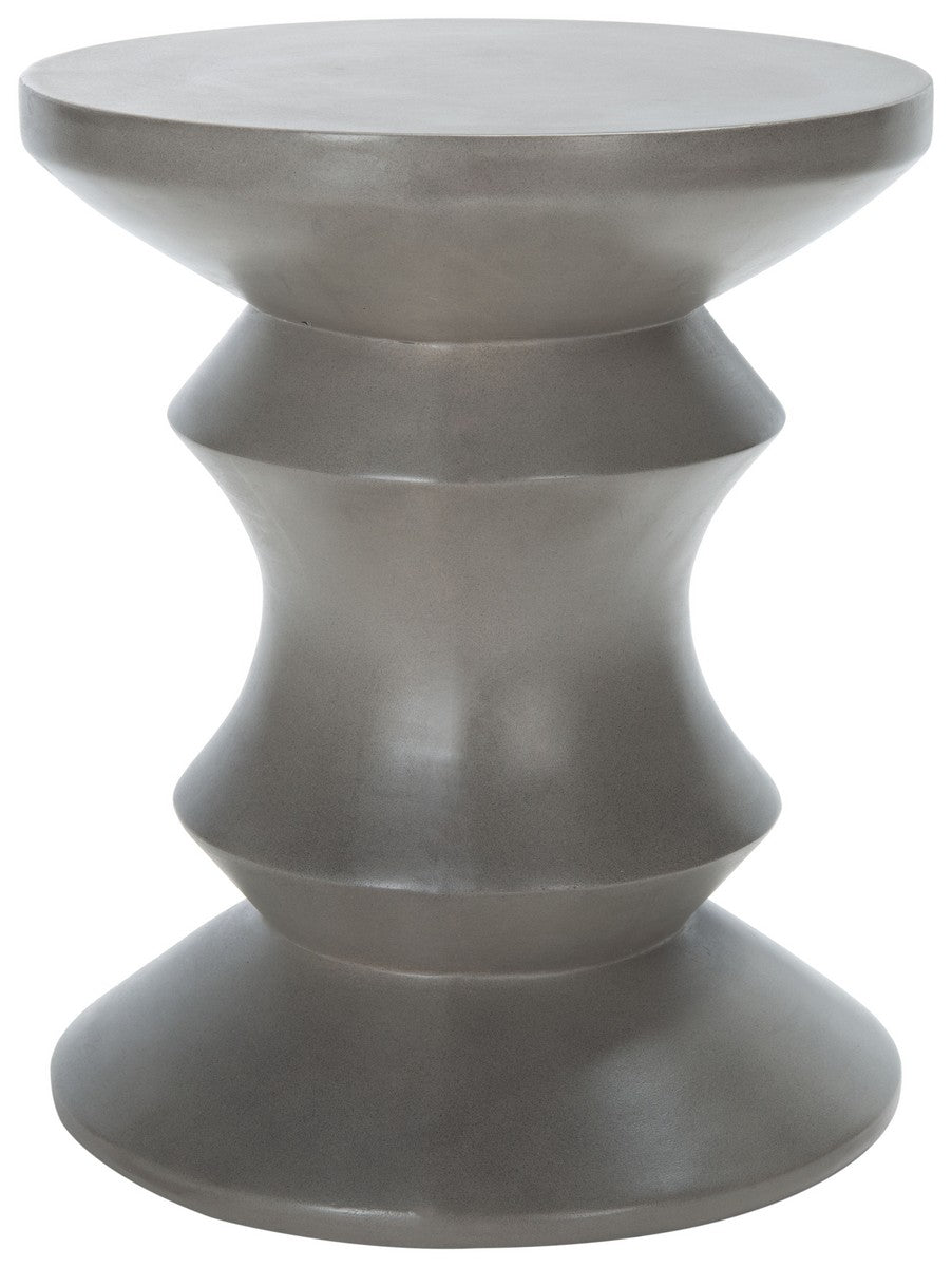 Katara Modern Sculptural Accent Stool – Hourglass Design for Stylish Outdoor Living Spaces