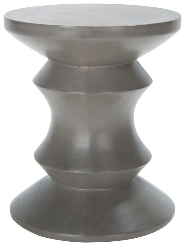 Katara Modern Sculptural Accent Stool – Hourglass Design for Stylish Outdoor Living Spaces