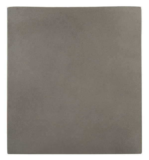 Mazza Concrete Accent Stool - Artistic Modern Design for Patio or Garden, No Assembly Required