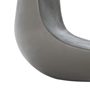 Vikki Concrete Accent Stool - Modern Must-Have for Chic Outdoor Spaces and Zen Gardens