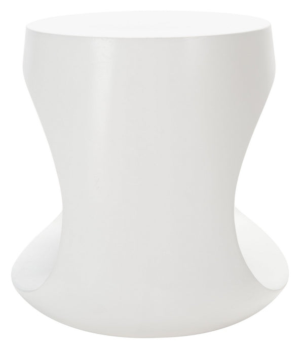Vikki Concrete Accent Stool - Modern Must-Have for Chic Outdoor Spaces and Zen Gardens