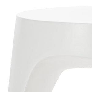 Vikki Concrete Accent Stool - Modern Must-Have for Chic Outdoor Spaces and Zen Gardens